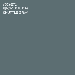 #5C6E72 - Shuttle Gray Color Image