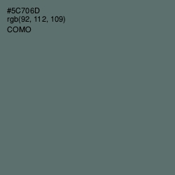 #5C706D - Como Color Image