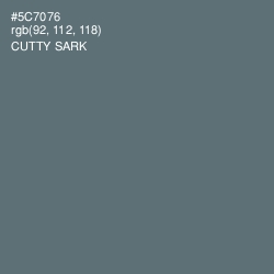 #5C7076 - Cutty Sark Color Image