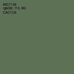 #5C7156 - Cactus Color Image