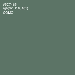 #5C7465 - Como Color Image