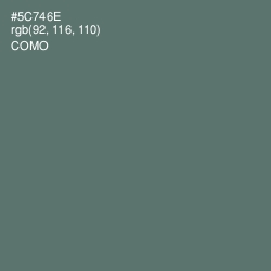 #5C746E - Como Color Image