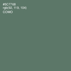 #5C7768 - Como Color Image