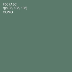 #5C7A6C - Como Color Image