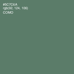 #5C7C6A - Como Color Image