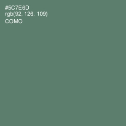 #5C7E6D - Como Color Image