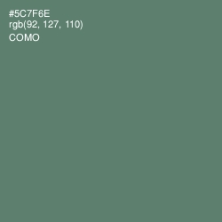 #5C7F6E - Como Color Image