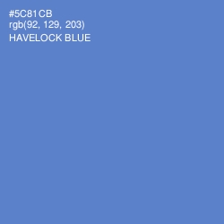 #5C81CB - Havelock Blue Color Image