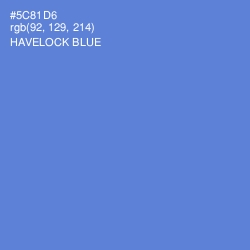 #5C81D6 - Havelock Blue Color Image