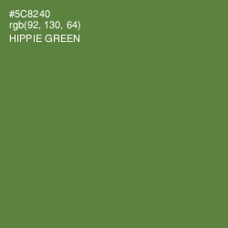 #5C8240 - Hippie Green Color Image