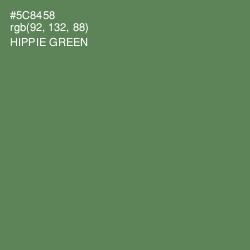 #5C8458 - Hippie Green Color Image