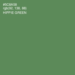 #5C8A58 - Hippie Green Color Image