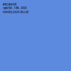#5C8ADE - Havelock Blue Color Image