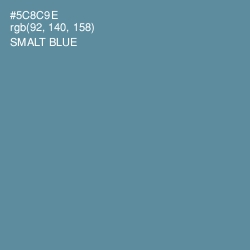 #5C8C9E - Smalt Blue Color Image