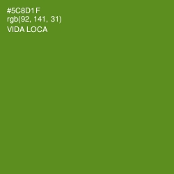 #5C8D1F - Vida Loca Color Image