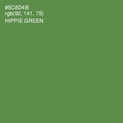 #5C8D4B - Hippie Green Color Image