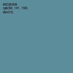 #5C8D9B - Smalt Blue Color Image