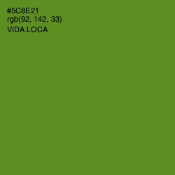 #5C8E21 - Vida Loca Color Image