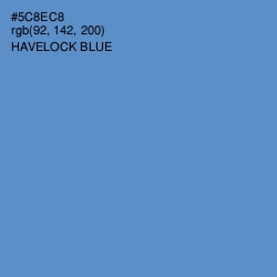 #5C8EC8 - Havelock Blue Color Image