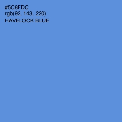 #5C8FDC - Havelock Blue Color Image