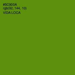 #5C900A - Vida Loca Color Image