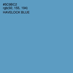 #5C9BC2 - Havelock Blue Color Image