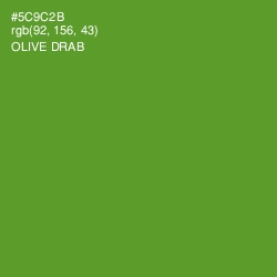 #5C9C2B - Olive Drab Color Image