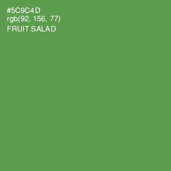 #5C9C4D - Fruit Salad Color Image