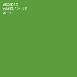 #5C9D3D - Apple Color Image