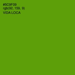 #5C9F09 - Vida Loca Color Image