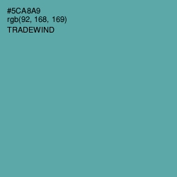 #5CA8A9 - Tradewind Color Image