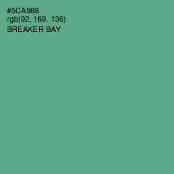 #5CA988 - Breaker Bay Color Image