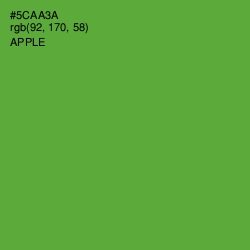 #5CAA3A - Apple Color Image