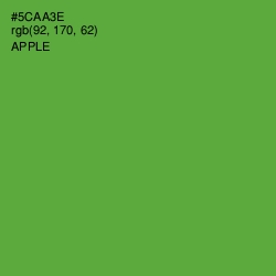 #5CAA3E - Apple Color Image