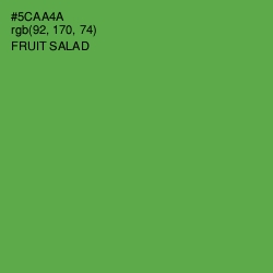 #5CAA4A - Fruit Salad Color Image