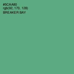 #5CAA80 - Breaker Bay Color Image