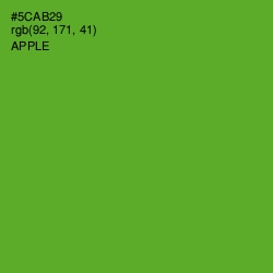 #5CAB29 - Apple Color Image