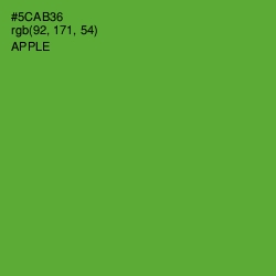 #5CAB36 - Apple Color Image