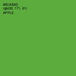 #5CAB3D - Apple Color Image