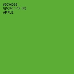 #5CAD35 - Apple Color Image