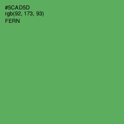 #5CAD5D - Fern Color Image