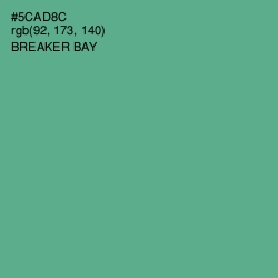 #5CAD8C - Breaker Bay Color Image