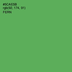 #5CAE5B - Fern Color Image