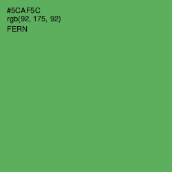 #5CAF5C - Fern Color Image