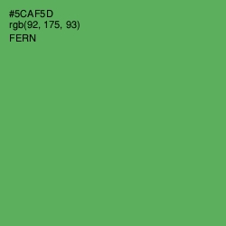 #5CAF5D - Fern Color Image