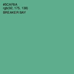 #5CAF8A - Breaker Bay Color Image