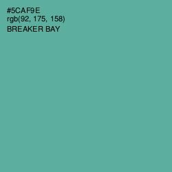 #5CAF9E - Breaker Bay Color Image