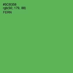 #5CB358 - Fern Color Image