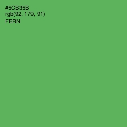 #5CB35B - Fern Color Image