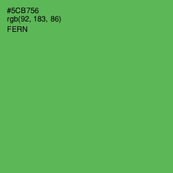 #5CB756 - Fern Color Image